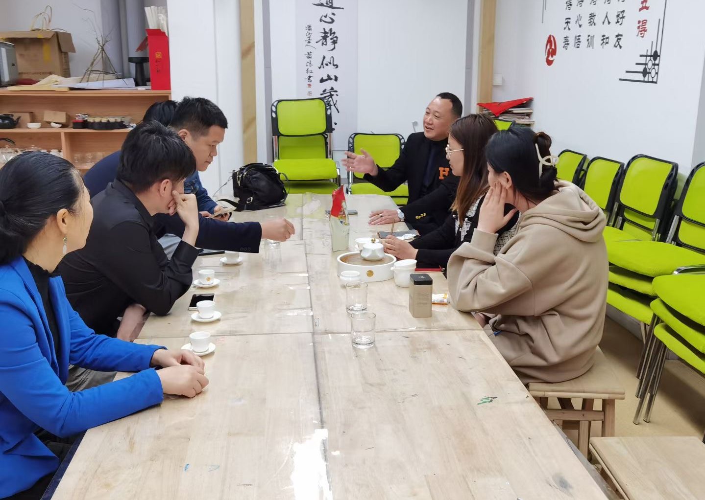 大丰基金会参访调研蒋村未来社区示范点